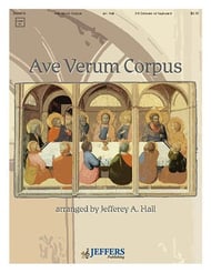 Ave Verum Corpus Handbell sheet music cover